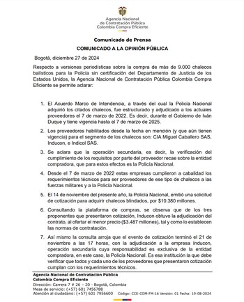 De acuerdo con la cartera,