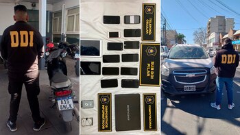 Parte de lo incautado a