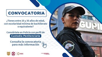 Convocatoria para ser Policía de