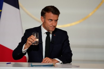 El presidente de Francia, Emmanuel