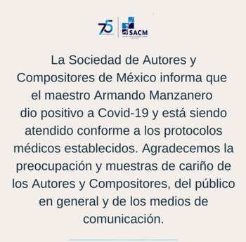 El comunicado de la Sociedad