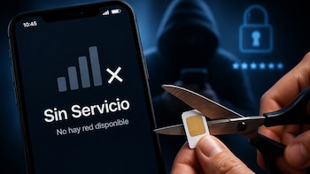 En el "SIM Swapping", el criminal pide un duplicado de tu chip, tu celular se queda "sin servicio" y él recibe tus códigos de verificación (SMS) para entrar a tu banca móvil. Foto: Especial