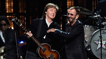 Paul y Ringo, los dos beatles que están vivos. Tienen una gran relación (Getty Images)