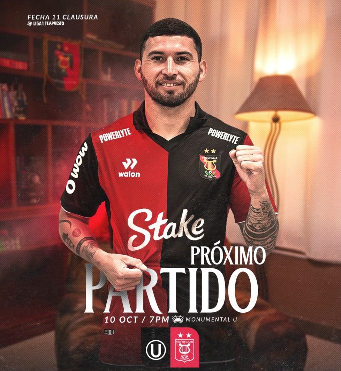 Melgar anunció su día de partido ante Universitario en redes sociales.
