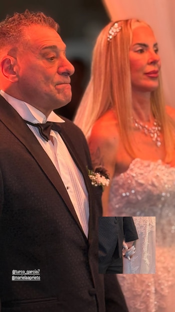 El casamiento del Turco García y Mariela Prieto