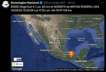 (X: Sismológico Nacional)