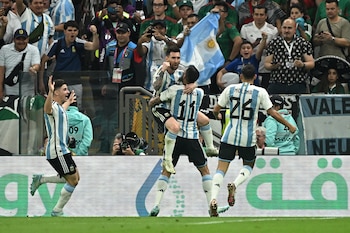 Los hinchas argentinos corearon el