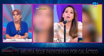 Magaly Medina não escondeu a sua indignação com estas versões e considerou gravíssima a propagação de acusações infundadas. Captação: Magaly TV La Firme.