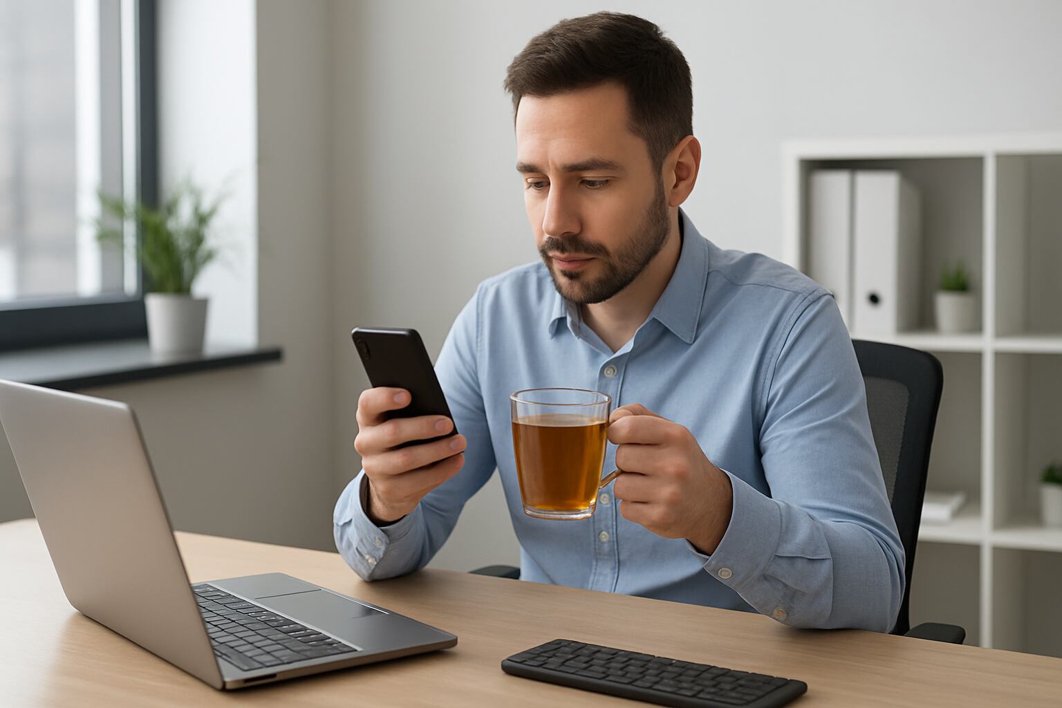 Planificar pausas breves e intencionadas ayuda a mantener la energía y la concentración a lo largo del día laboral (Imagen Ilustrativa Infobae)