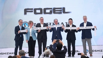 El presidente Bernardo Arévalo inaugura planta industrial Fogel en Villa Canales