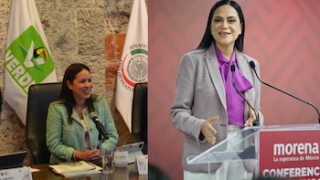 Morena tuvo que ceder hasta cuatros coordinaciones estatales para mantener la alianza con el Partido Verde.
Crédito: X / @karencastrejont / @PartidoMorenaMx