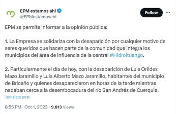 Las autoridades iniciaron con la