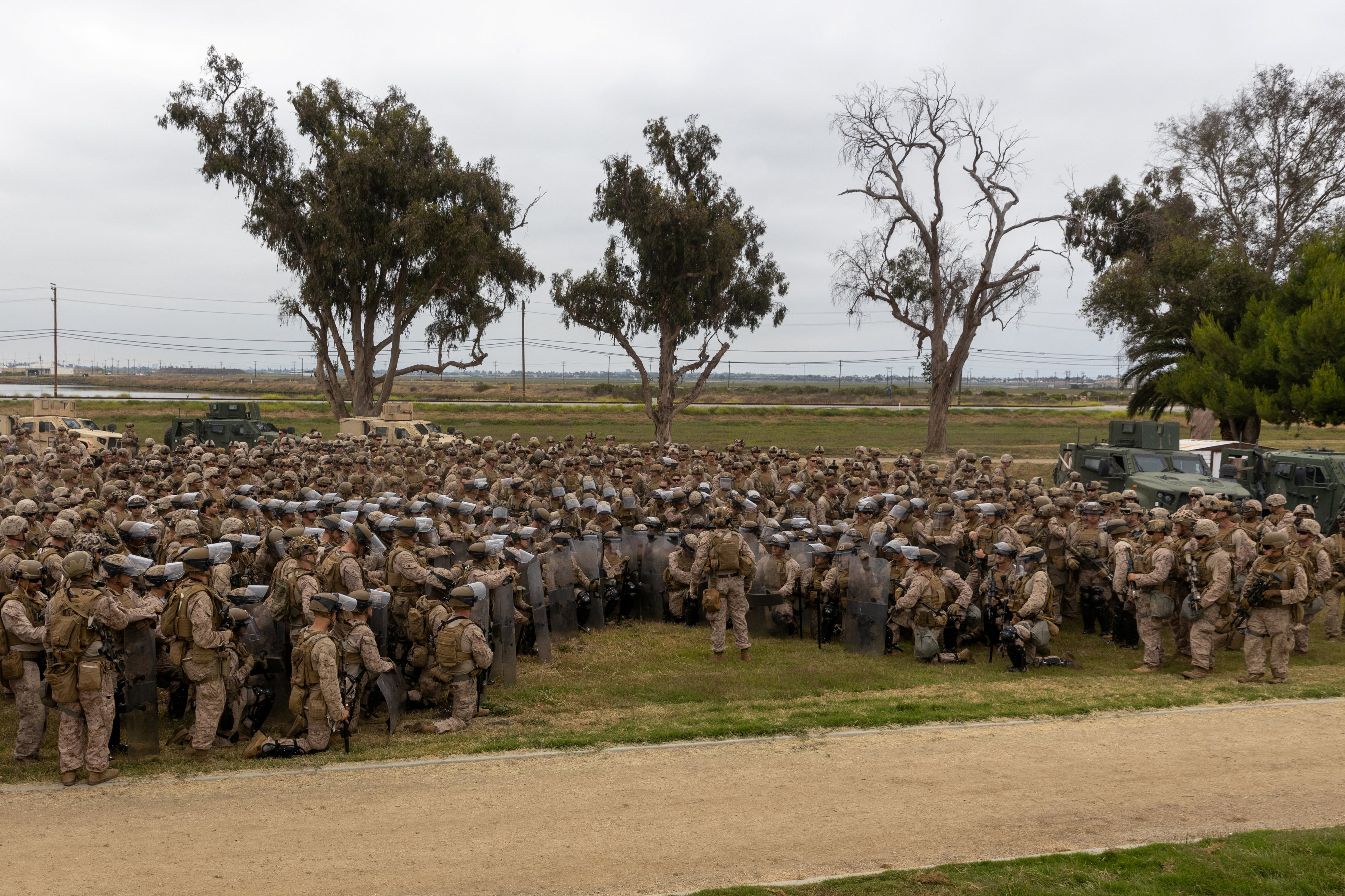 El adiestramiento buscaba fortalecer la coordinación y la respuesta inmediata ante emergencias reales en escenarios de combate o rescate (U.S. Marine Corps/Cpl. Logan Courtright/Handout via REUTERS)