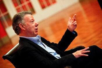 El expresidente de Colombia Juan