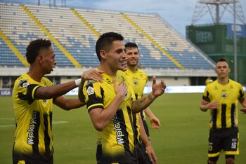Los jugadores de Alianza Petrolera