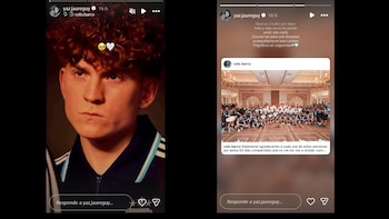 La pareja del Colo Barco dejó en claro su orgullo por el conjunto albiceleste tras salir subcampeón de la Copa del Mundo (Instagram)