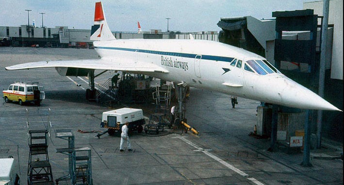 El avión supersónico de pasajeros Concorde (Wikimedia Commons)