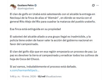 El presidente afirmó que la