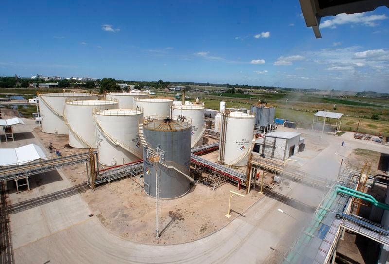 Una planta de biodiesel en torno de Rosario, REUTERS/Enrique Marcarian