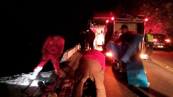 Chofer falleció tras caer a