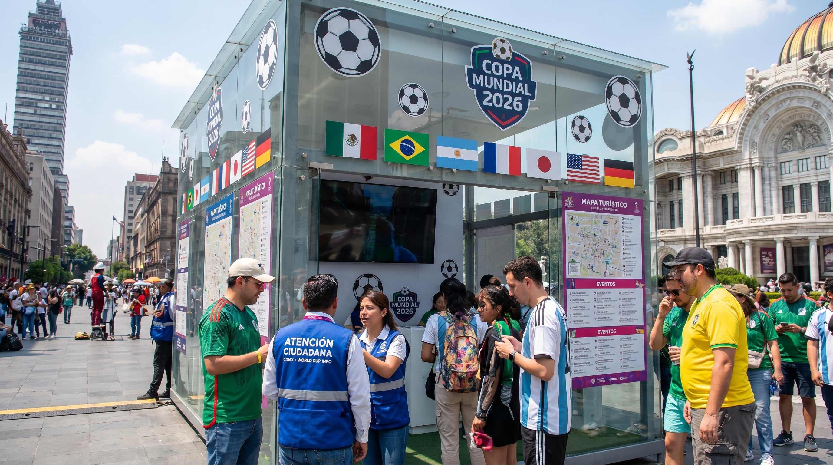 La estrategia busca reforzar la atención, orientación y acompañamiento a visitantes nacionales e internacionales ante el arranque de la Copa Mundial de la FIFA 2026. (Imagen Ilustrativa Infobae)
