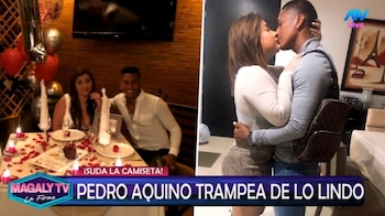 Pedro Aquino y ‘La Chocolatita’: modelo confirma encuentro tras imágenes con chats. Captura: Magaly Tv La Firme.
