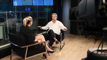 Joaquín Furriel con Tatiana Schapiro