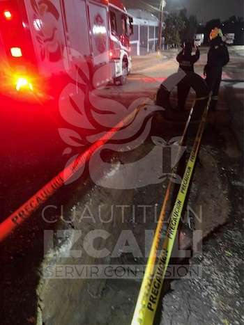 socavón Cuamatla Cuautitlán Izcalli Edomex