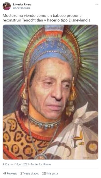 Foto: Captura de Twitter @ChavaRRivera