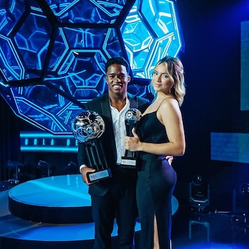 Endrick y su pareja, Gabriely