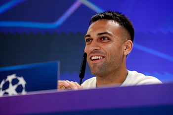 Lautaro Martínez se enfrentará este martes al Real Madrid por la Champions (EFE/ Juanjo Martín)