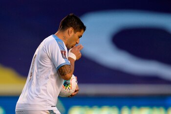 El jugador Luis Suárez de