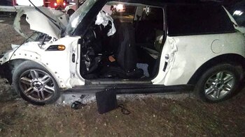 Cinco adolescentes chocaron contra un