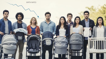 La caída de nacimientos en Estados Unidos registra mínimos históricos y preocupantes