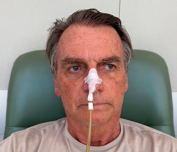 Jair Bolsonaro se halla hospitalizado