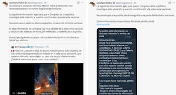 El exjefe de Estado aseguró que las presuntas acciones del gobierno liderado por Benjamin Netanyahu hacen parte de un plan para afectar a los países latinos - crédito @petrogustavo/X