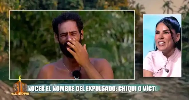Asraf Beno e Isa Pantoja en 'Supevivientes: All Stars' (MEDIASET ESPAÑA).