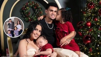 Luis Díaz y su familia