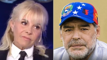 Claudia Villafañe y Diego Maradona