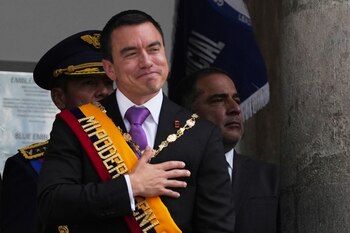 El presidente de Ecuador, Daniel