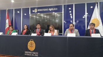 Autoridades del Ministerio Público de