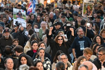 La emoción de los familiares