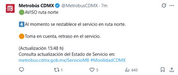 El Metrobús de la Ciudad