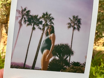 Imagen de Garbiña Muguruza embarazada