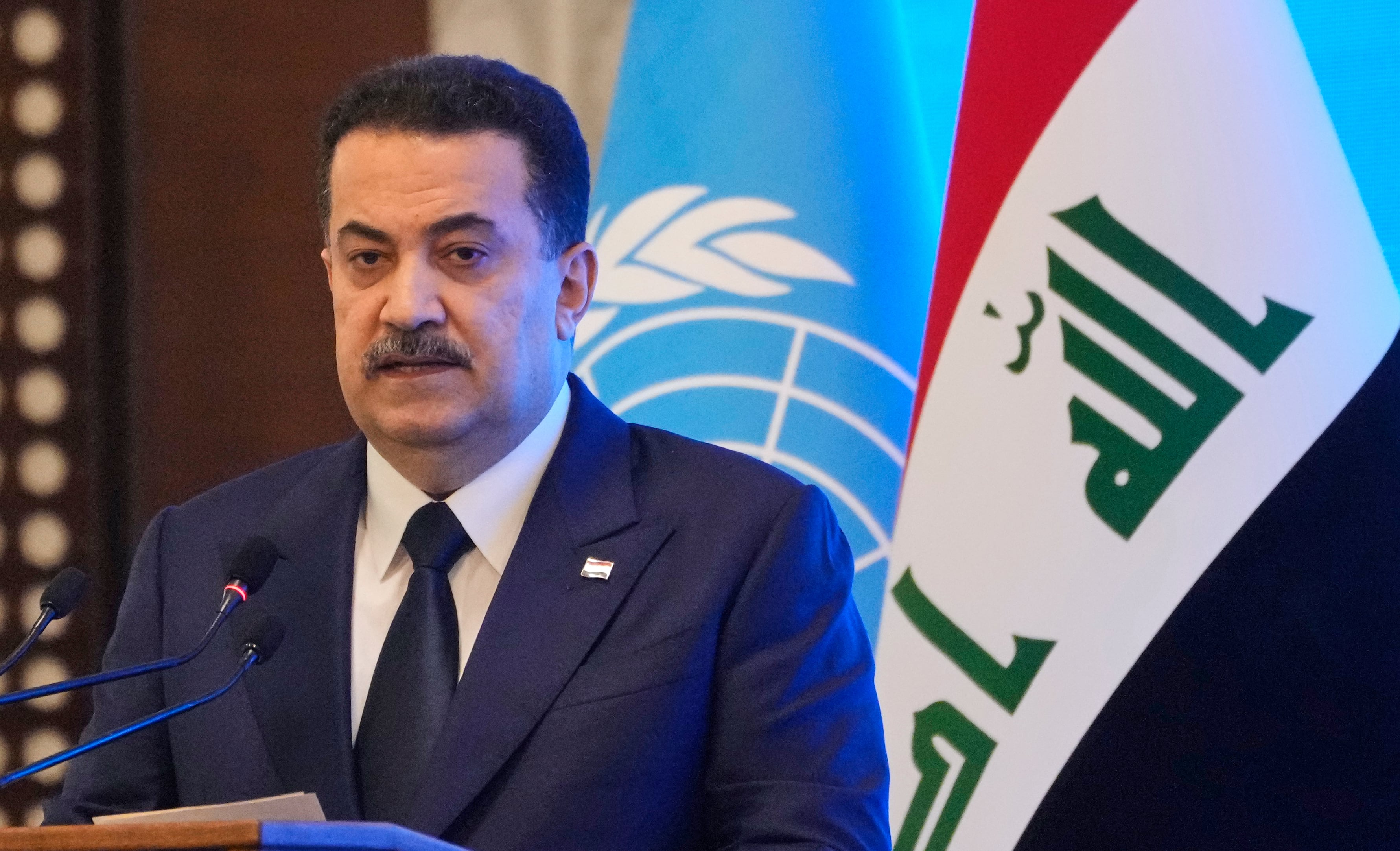 El actual primer ministro iraquí, Mohammed Shia al-Sudani (AP)