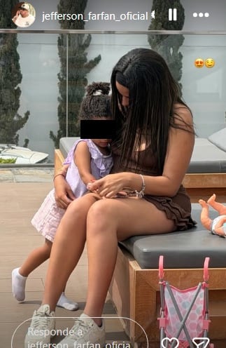 El silencio de Jefferson Farfán ante el anuncio de embarazo de Darinka Ramírez. IG