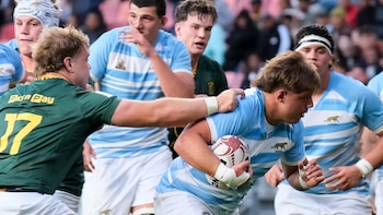 Los Pumitas y Sudáfrica M20 del Rugby Championship