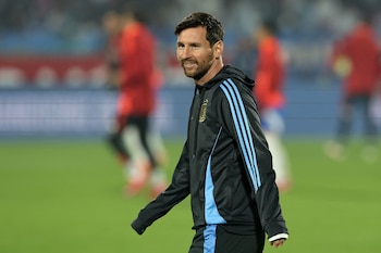 Argentina's forward #10 Lionel Messi
