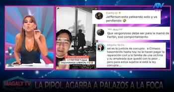 Magaly Medina destapa lo que dicen los usuarios sobre Jefferson Farfán tras su último mensaje. Captura: Magaly Medina.
