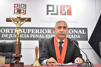 Jhonny Contreras, presidente de la Corte Superior Nacional de Justicia Penal Especializada. Foto: Poder Judicial